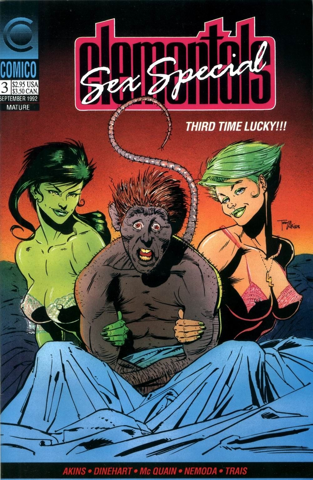 Elementals Sex Special #3 page 1 full