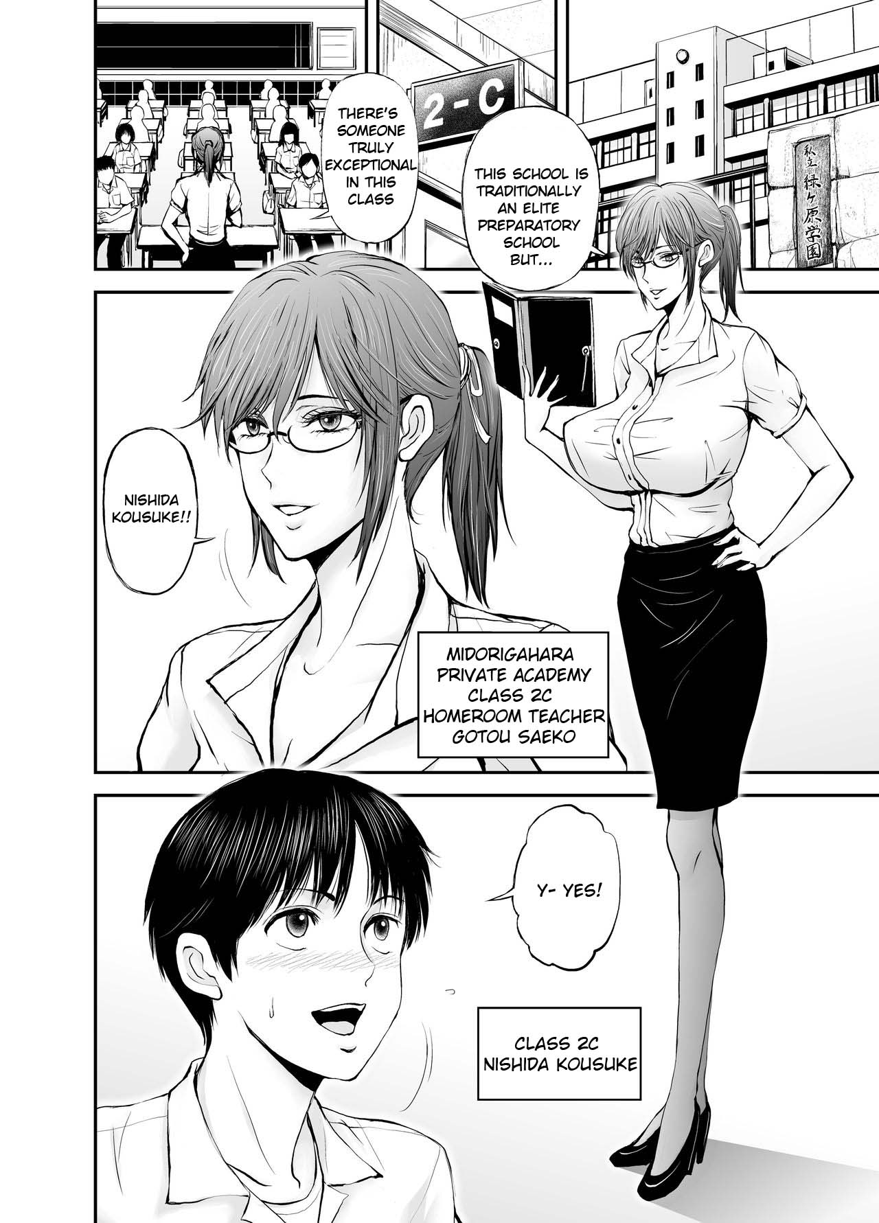 Netorare Onna Kyoushi Saeko ~Shinjitsu no Ai~ | Cuckold Lady Teacher Saeko ~True Love~ page 2 full