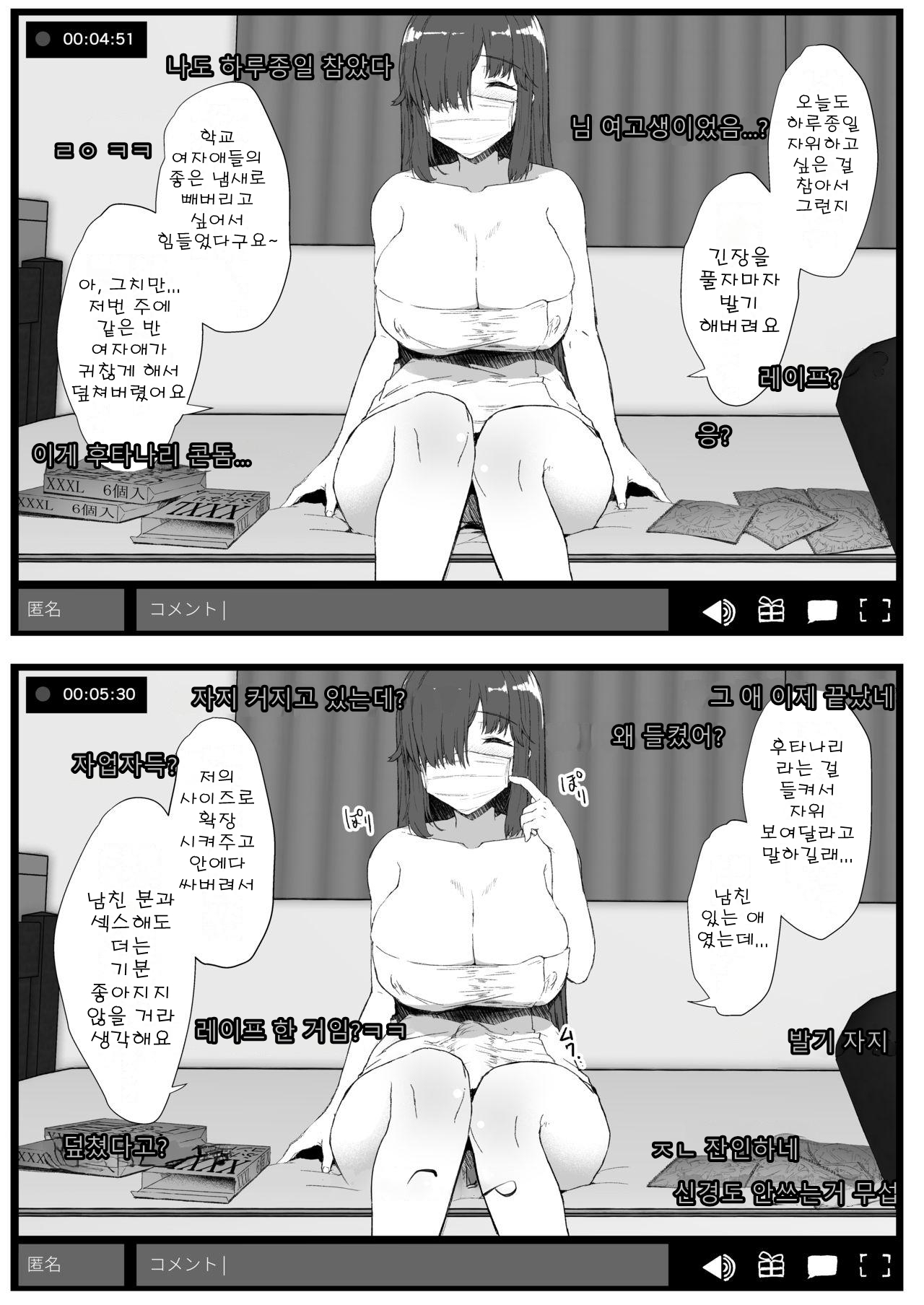 Futa Musume ni Itazura Shicha Ikemasen | 후타녀에게 장난치면 안 돼요 -자위 방송 편- page 4 full