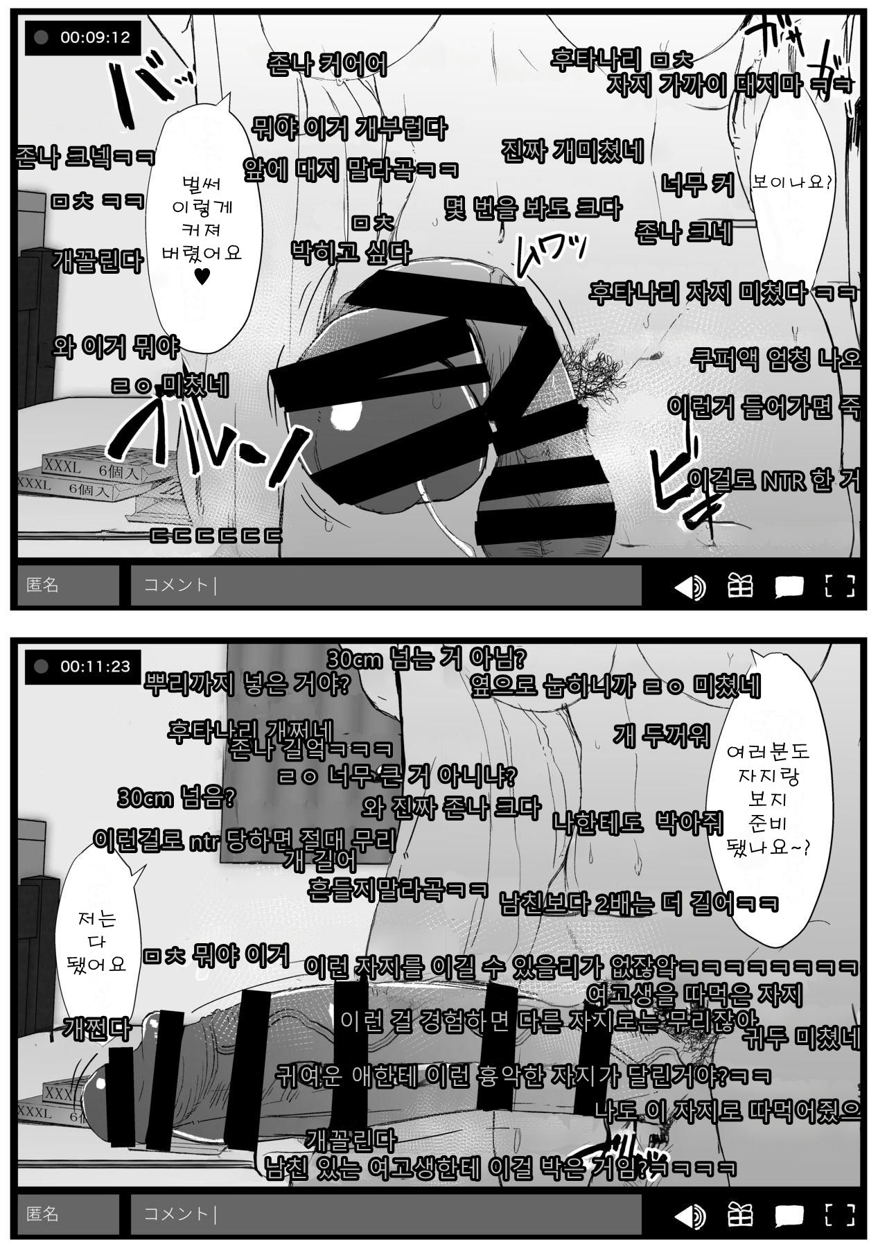 Futa Musume ni Itazura Shicha Ikemasen | 후타녀에게 장난치면 안 돼요 -자위 방송 편- page 6 full