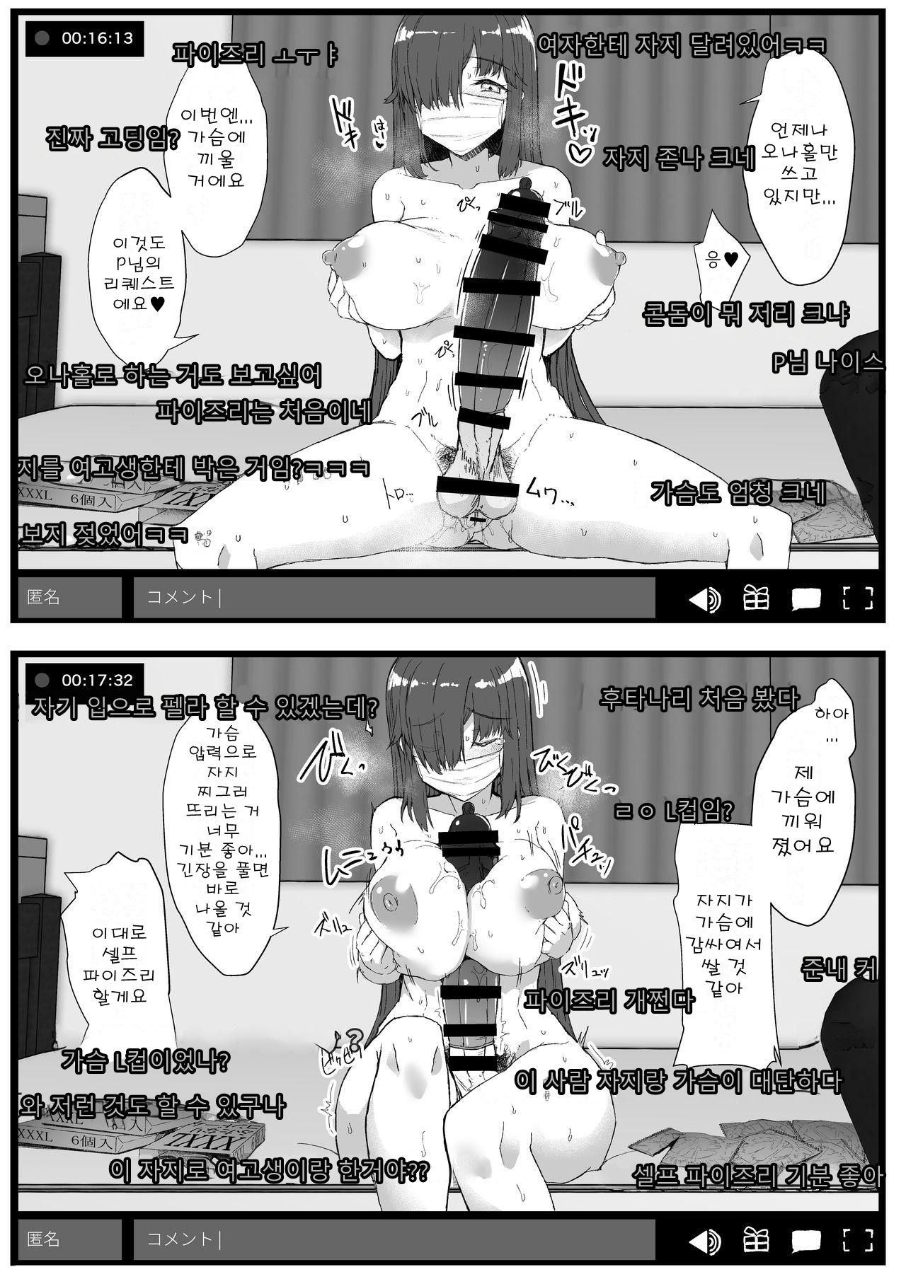 Futa Musume ni Itazura Shicha Ikemasen | 후타녀에게 장난치면 안 돼요 -자위 방송 편- page 7 full
