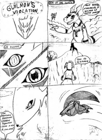 La Violacion de Guilmon cover