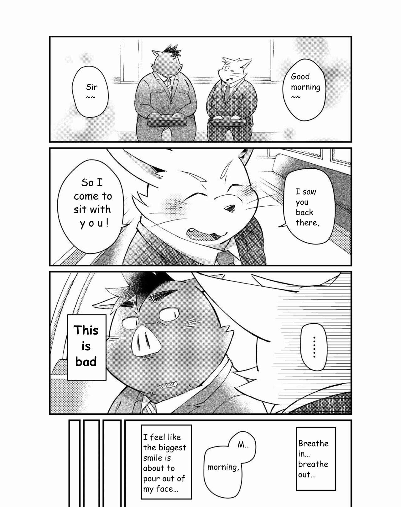 Ikawa buchou to Inoue-kun to. page 8 full