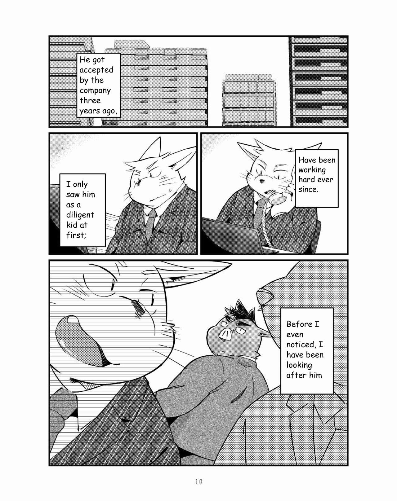Ikawa buchou to Inoue-kun to. page 9 full