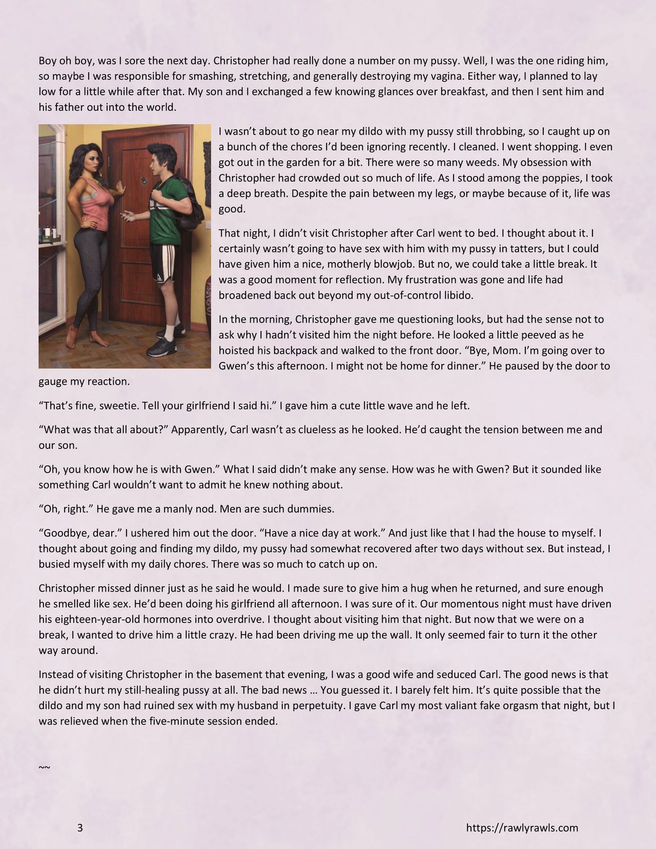 Noises Through the Wall Chapter 5: Rawly Rawls Fiction page 3 full