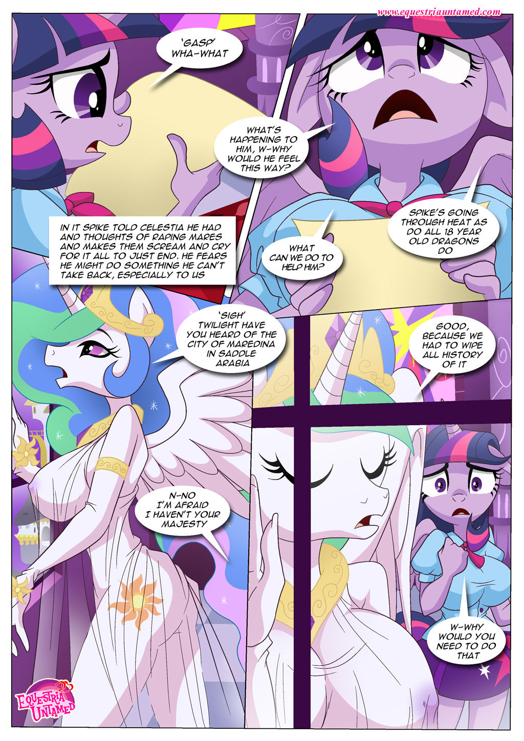 Palcomix Power of Dragon mating page 5 full