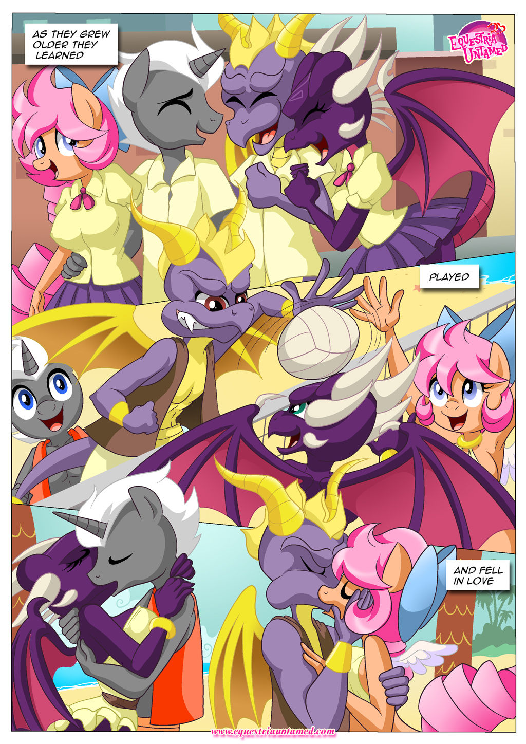 Palcomix Power of Dragon mating page 7 full