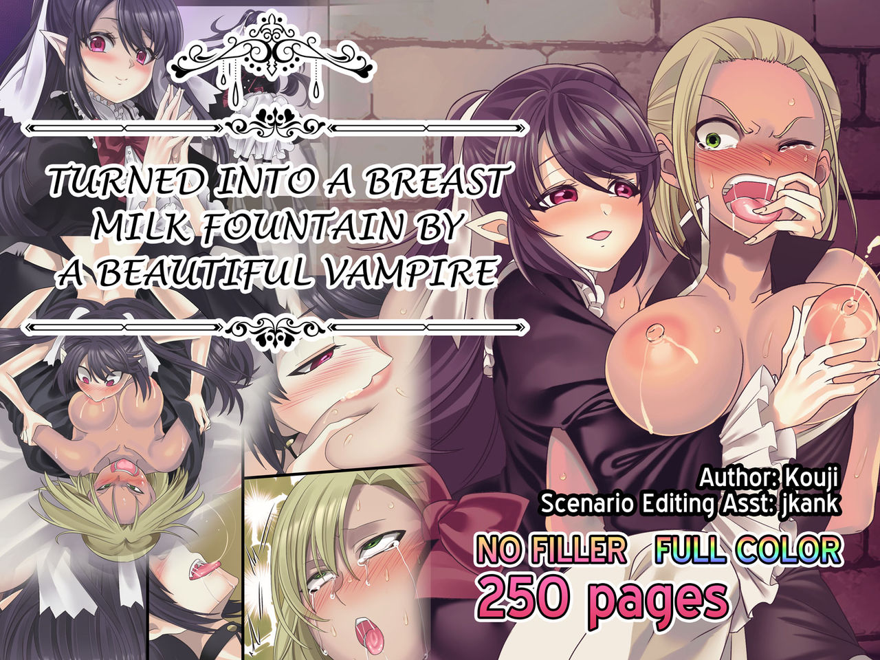 Bishoujo Vampire ni Bonyuu Drink Bar ni Sareru Hanashi | Turned into a Breast Milk Fountain by a Beautiful Vampire page 1 full