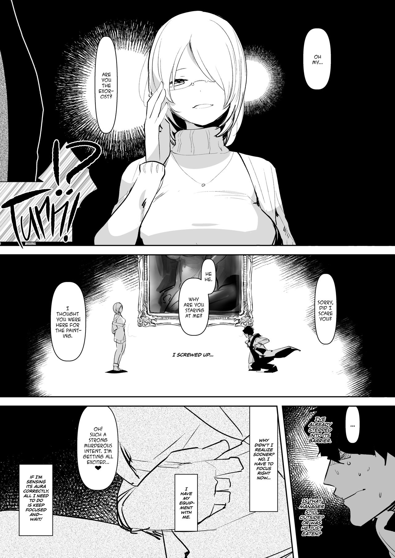 Inma no Futanari Chinpo ni Haiboku Shita Taimashi no Ore wa... | That Time When I, an Exorcist, Lost to Futanari Demon Cock... page 7 full