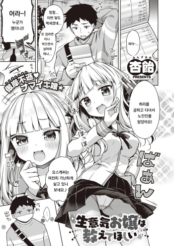 Namaiki Ojou wa Oshiete Hoshii cover
