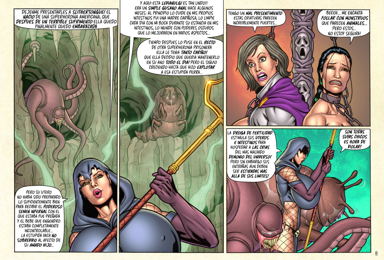 SuperHeroineComixxx - Demonic Fuck Feast in Mythra's Lair! page 10 full