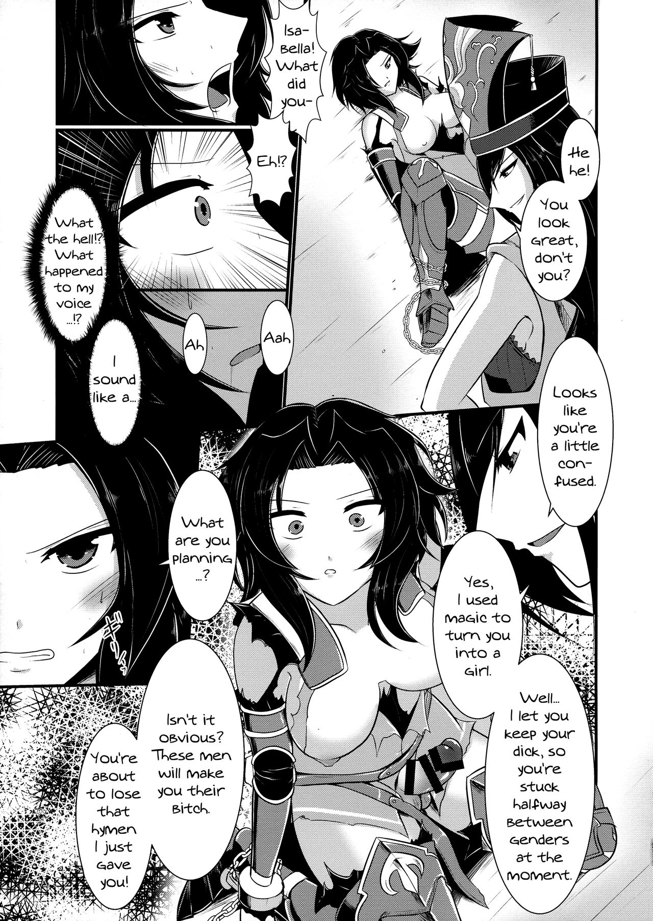 Nyotablue 2 ~ Toraware no Sou Kenshi ~ page 8 full