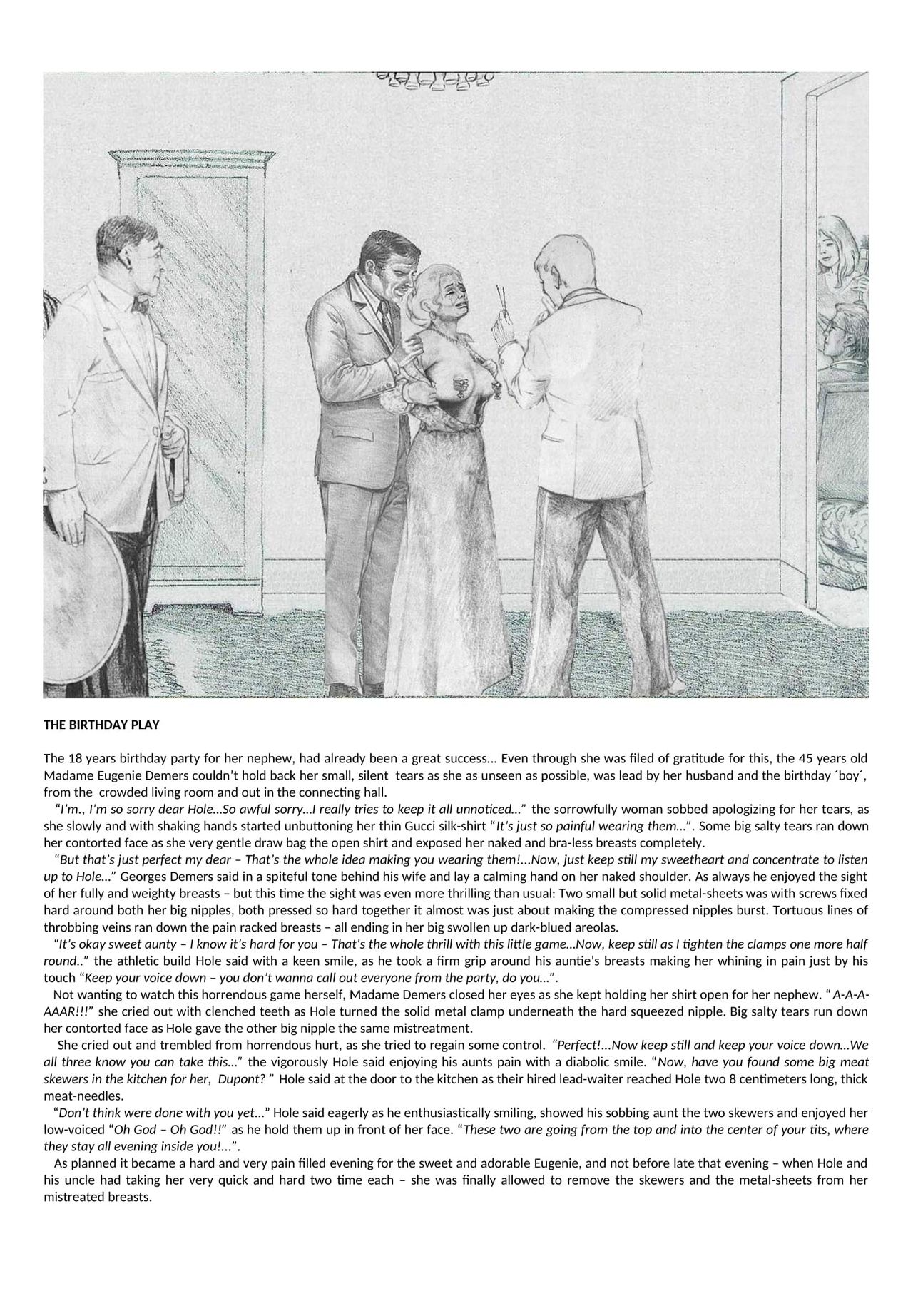 Joseph Farrel Re-drawings with text "Housewives in despair 2" page 7 full