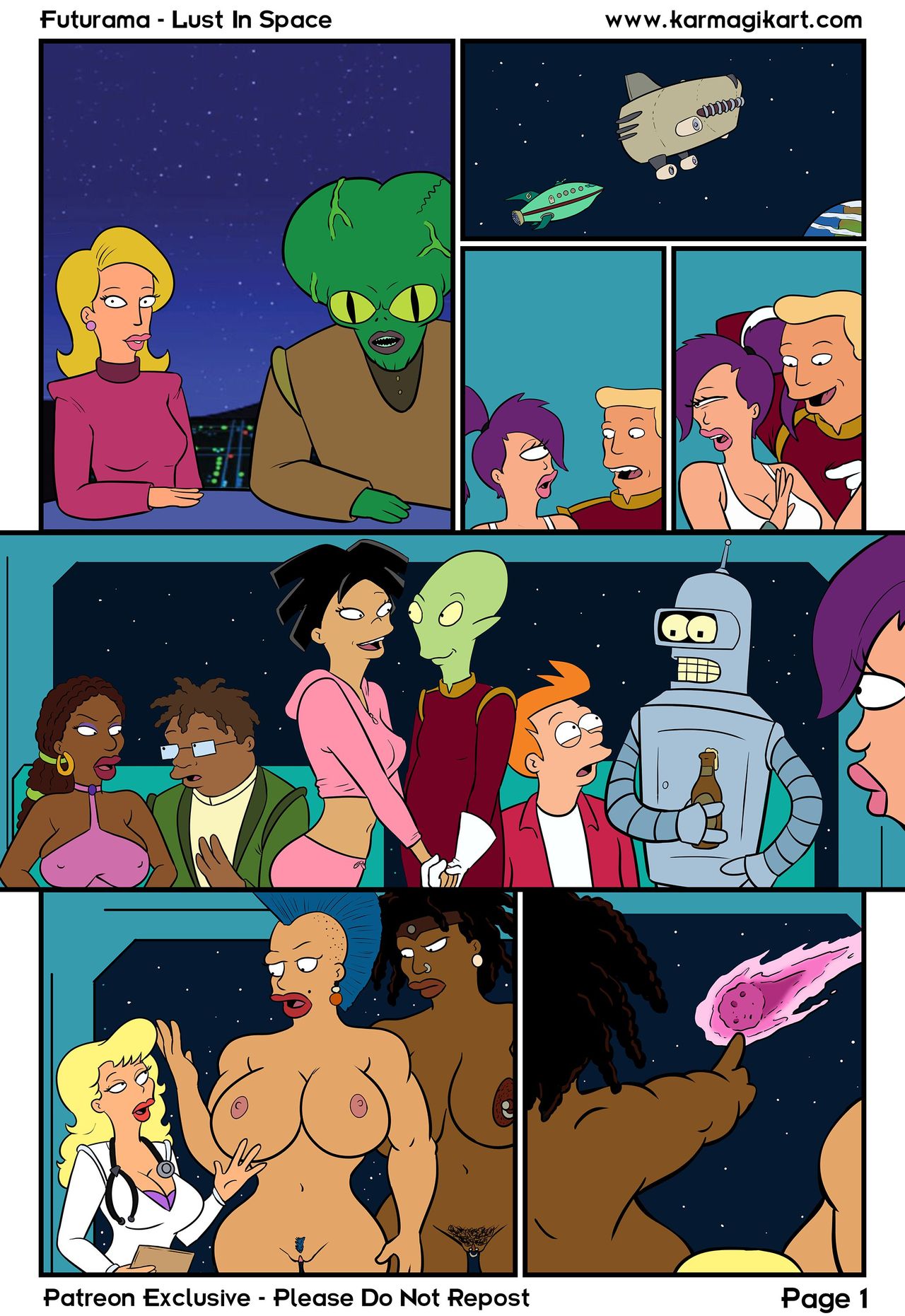 Lust In Space   - 1.1 - Textless page 1 full
