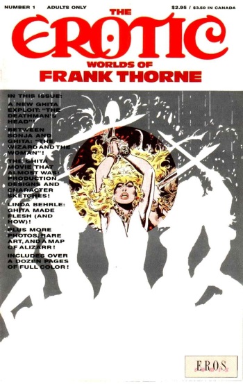 The Erotic World of Frank Thorne #1 cover