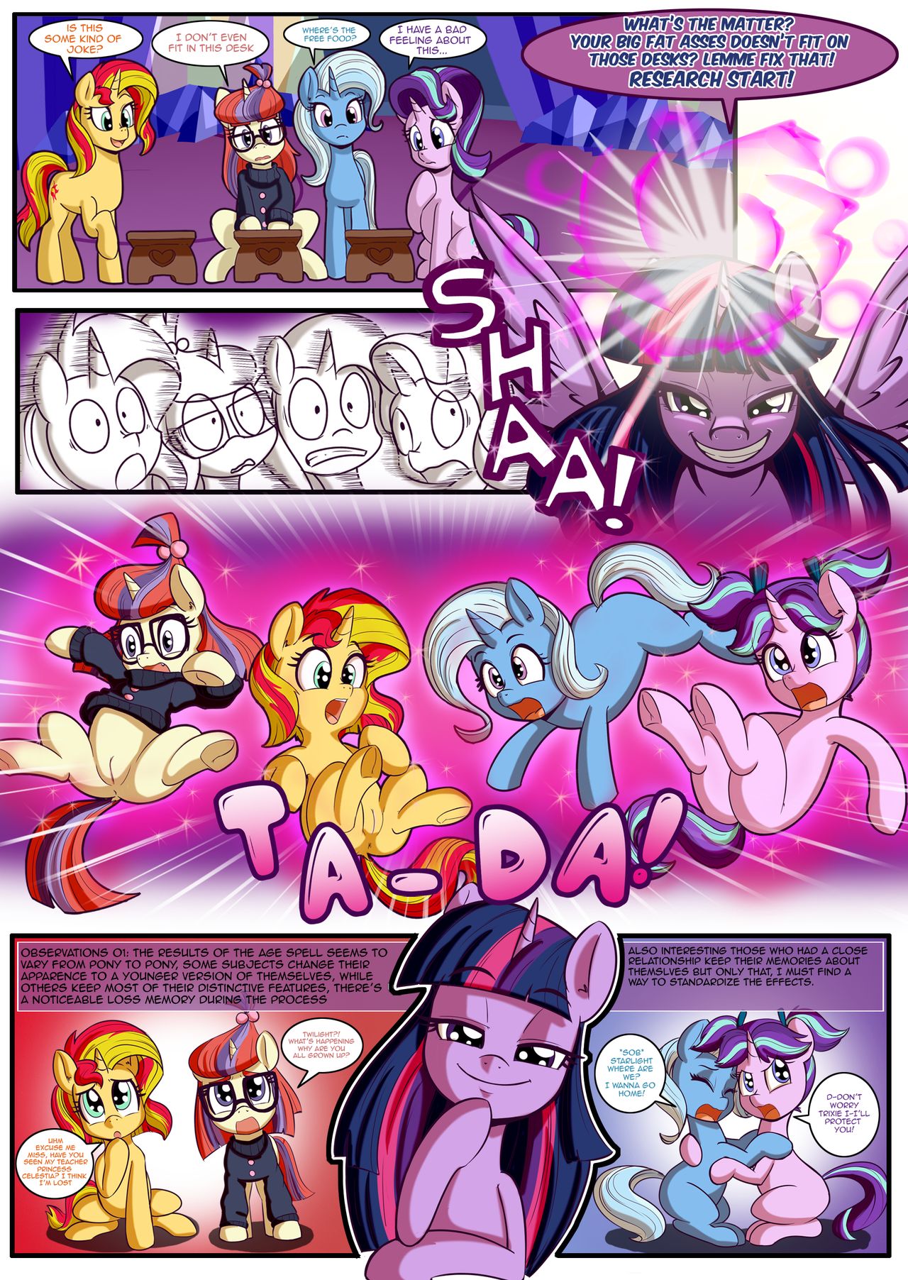 Back to Magic Kindergarten |  By AnibarutheCat page 3 full