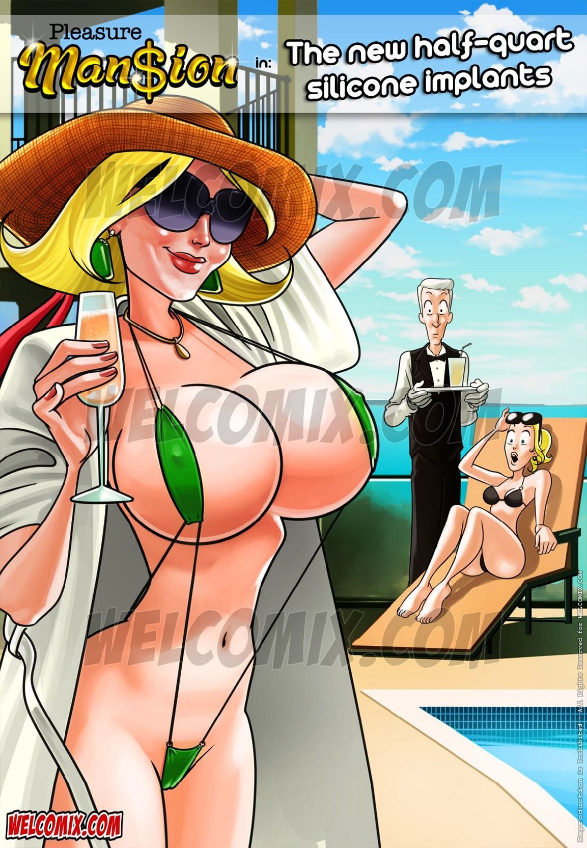 Pleasure Mansion  - 3 - The new half-quart silicone implants - english page 1 full