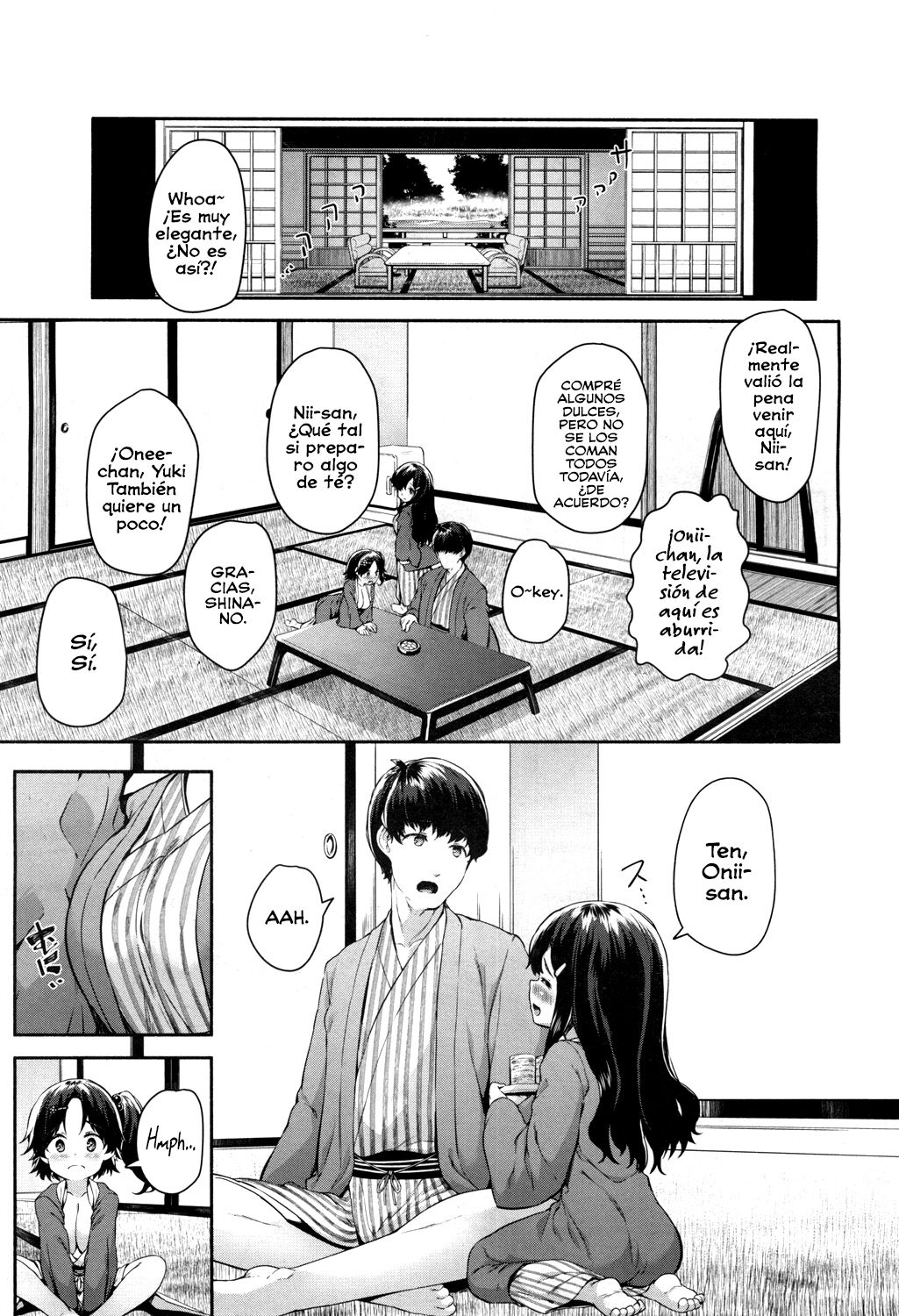 Nito to Majiwaru!! ~Yuki to Shinano no Hatsujou Onsen~ | ¡¡Cojiendo con dos conejitas!! page 3 full