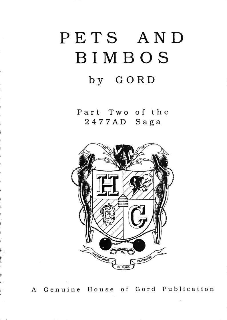 House of Gord BD-002 - 2477 AD - Part 2 - Pets and Bimbos page 2 full