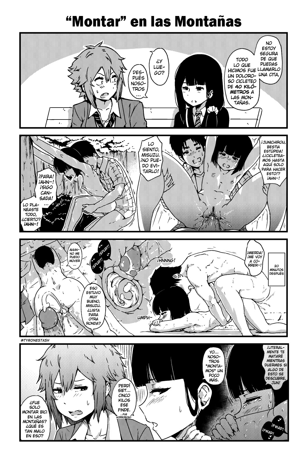 Tomo-chan comics page 3 full