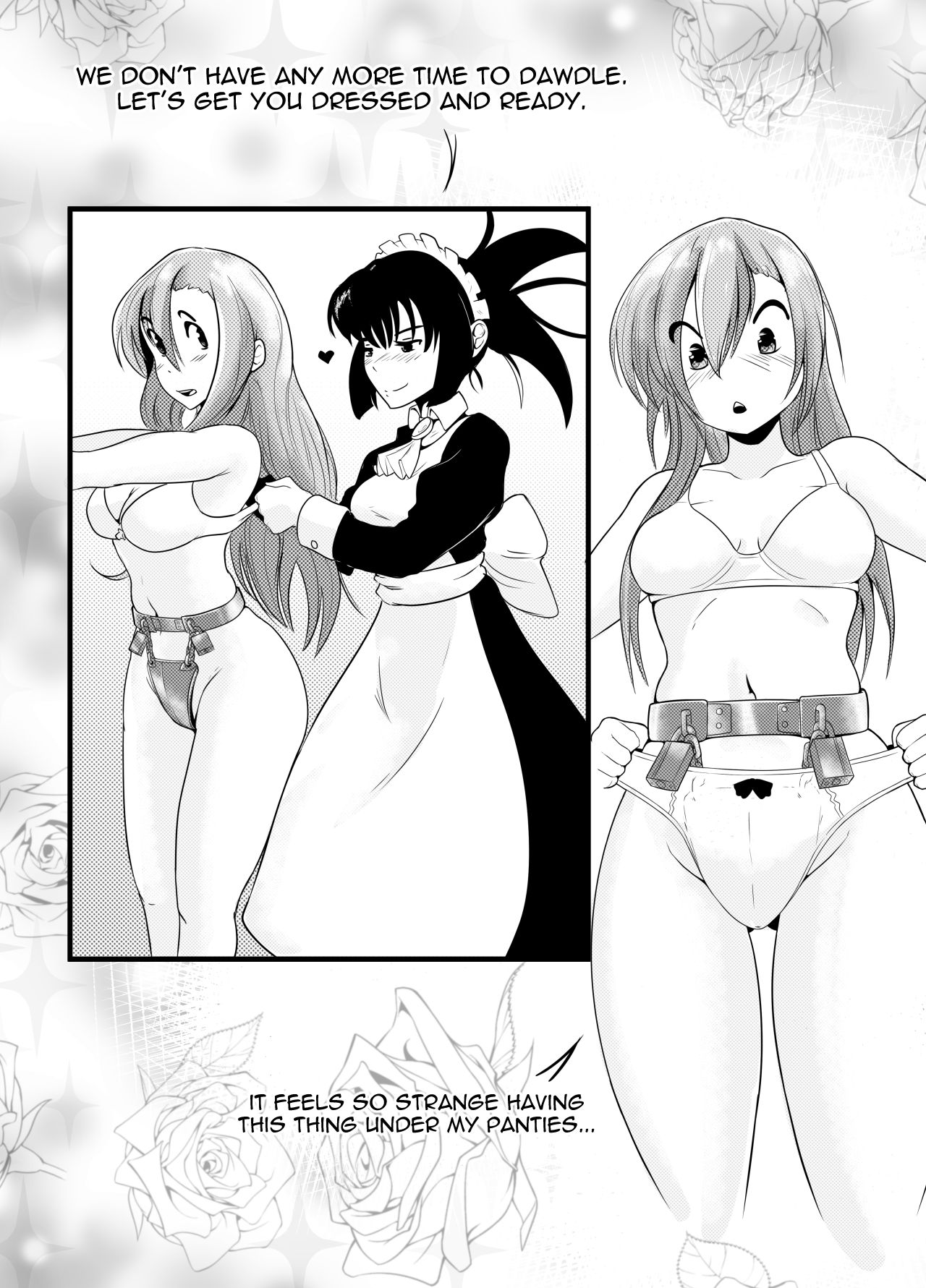 I Was Caught Masturbating by My Maid and She Locked Me in a Chastity Belt! page 9 full