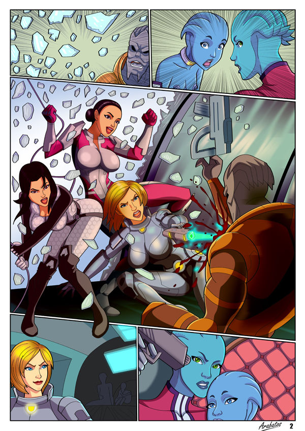 Mass Effect In Lesbian Orgy   - english page 3 full