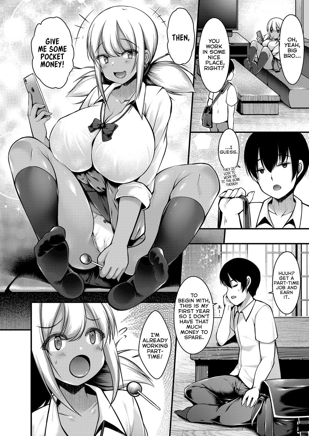 Inaka ni Kisei Shita Boku ga Kuro Gyaru JK na Imouto to Papakatsu Shiteshimatta Hanashi page 6 full