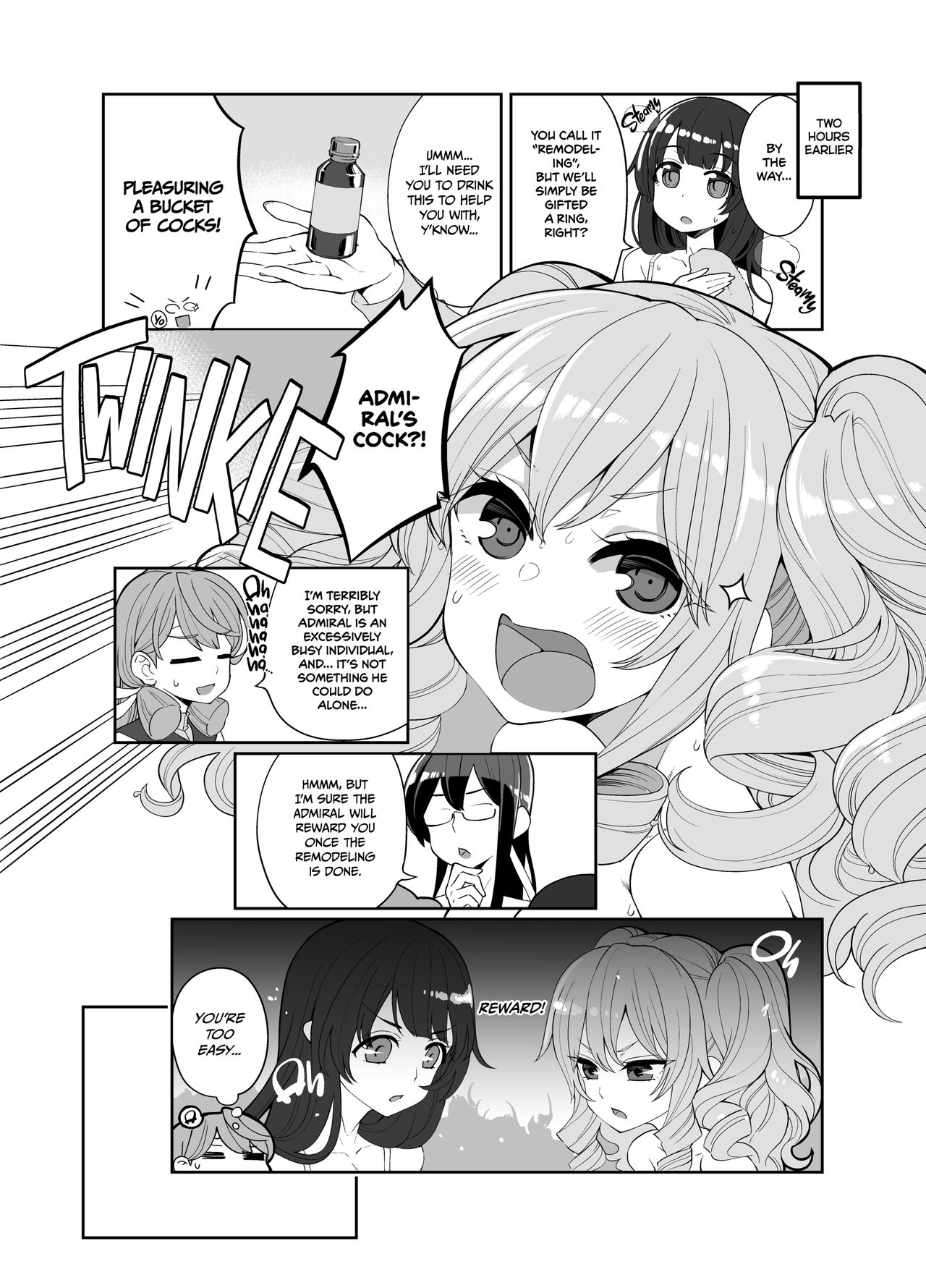 Mizuho &amp; Kashima no Nikubenki  | Mizuho vs Kashima: How to Become a Proper Cum-dumpster page 9 full