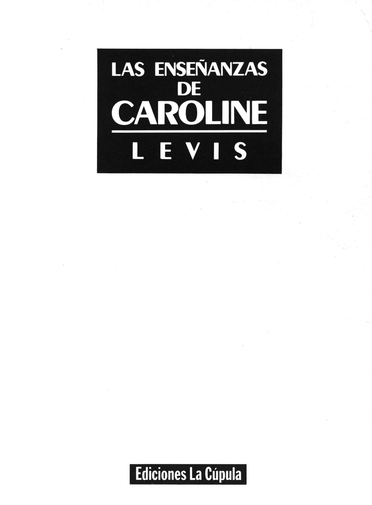Las Enseñanzas de Caroline page 3 full