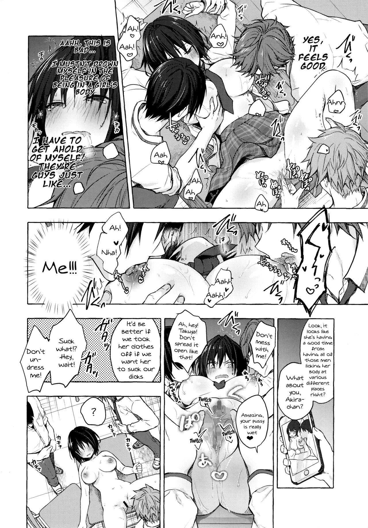 TS Akira-kun no Seiseikatsu 3 | TS Akira-kun's Sexlife 3 page 8 full