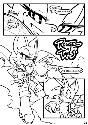 Rouge vs Tails cover