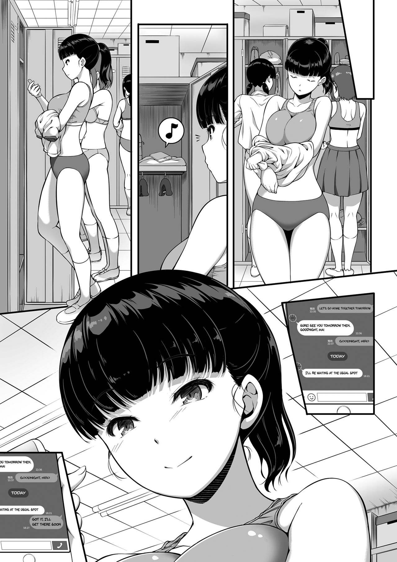 Joshi Volley-bu JK, Netorareru. | Girl's Volleyball Club, Schoolgirl NTR page 6 full