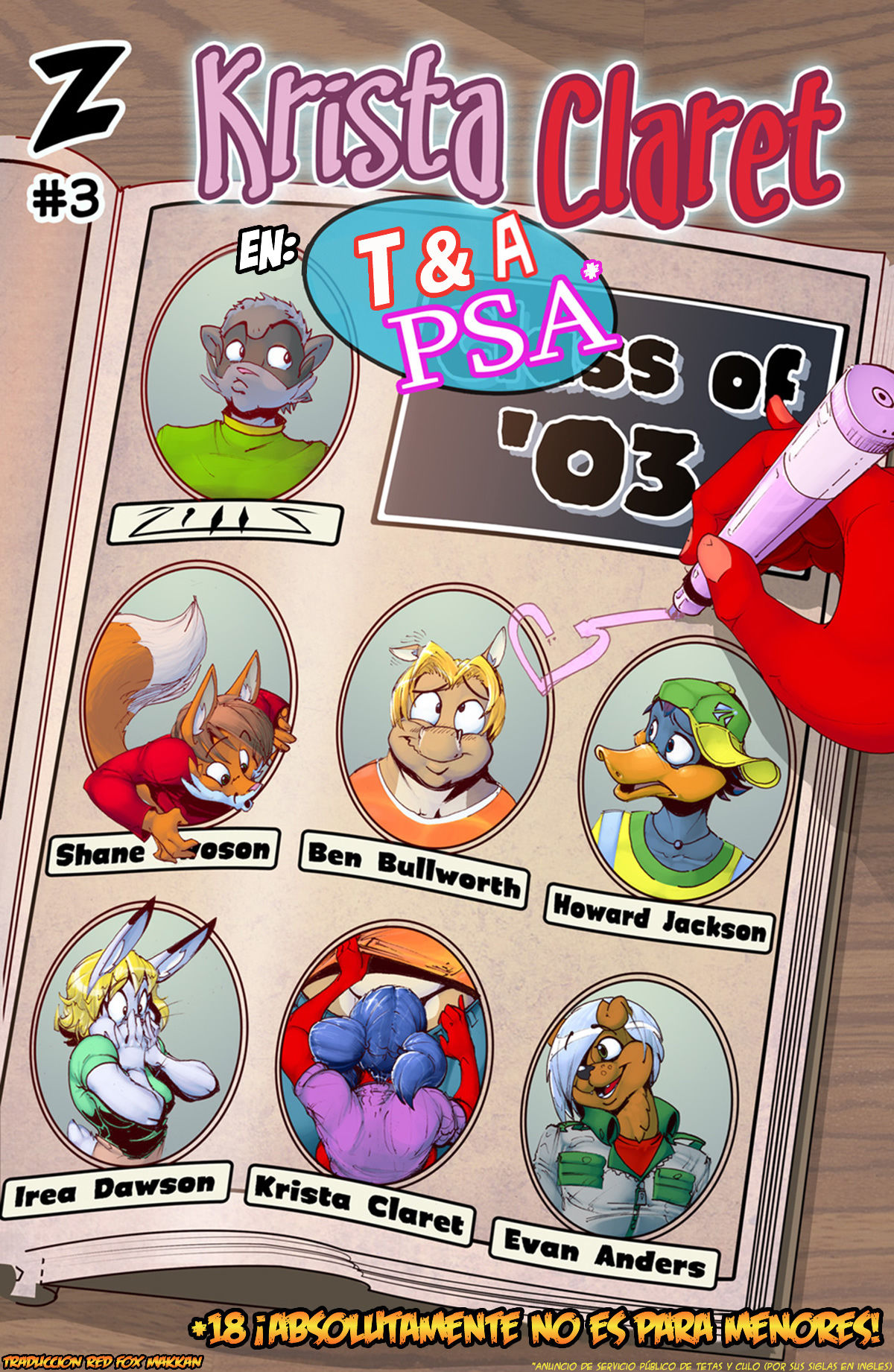 Krista Claret: T&amp;A PSA page 1 full