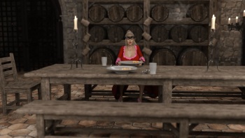 - MC &amp; Briley in a red dress cover