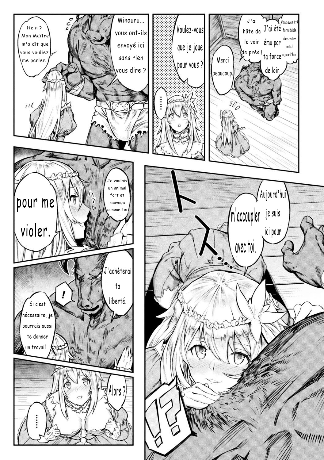 Tensei Shite Minotauros ni Natta Ojou-sama ni Semarareta ken page 3 full
