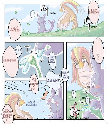 Pigeot x Espeon cover