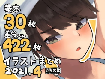 基本30枚!差分422枚!!かものめイラストまとめ2021.4 cover