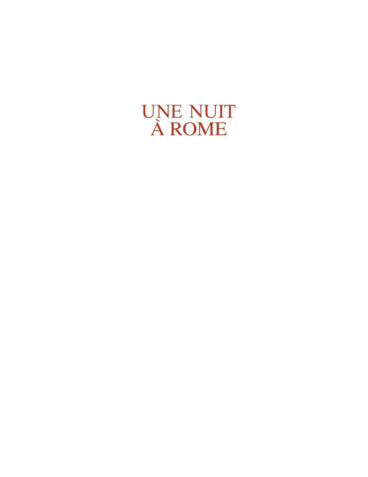 Une nuit à Rome - Tome 2 page 2 full