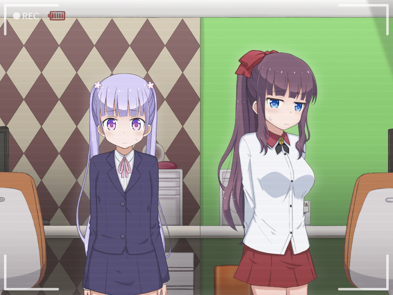 Aoba-chan to Hifumi-senpai ga Tomari Sagyouchuu ni Yattekita Henshitsusha ni Ryoujoku Sarechau Hanashi page 3 full