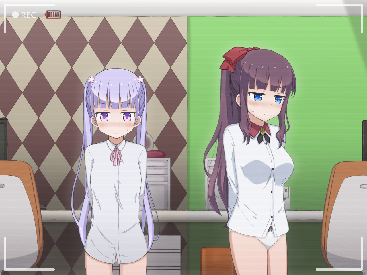 Aoba-chan to Hifumi-senpai ga Tomari Sagyouchuu ni Yattekita Henshitsusha ni Ryoujoku Sarechau Hanashi page 5 full