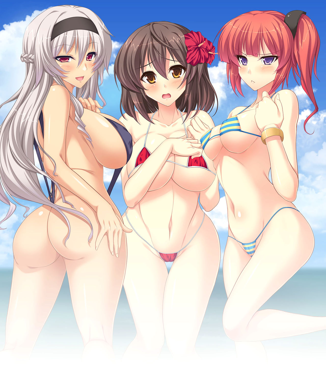Peekaboo! ~Kanojo ga Ecchi na Mizugi ni Kigaetara!?~ page 2 full