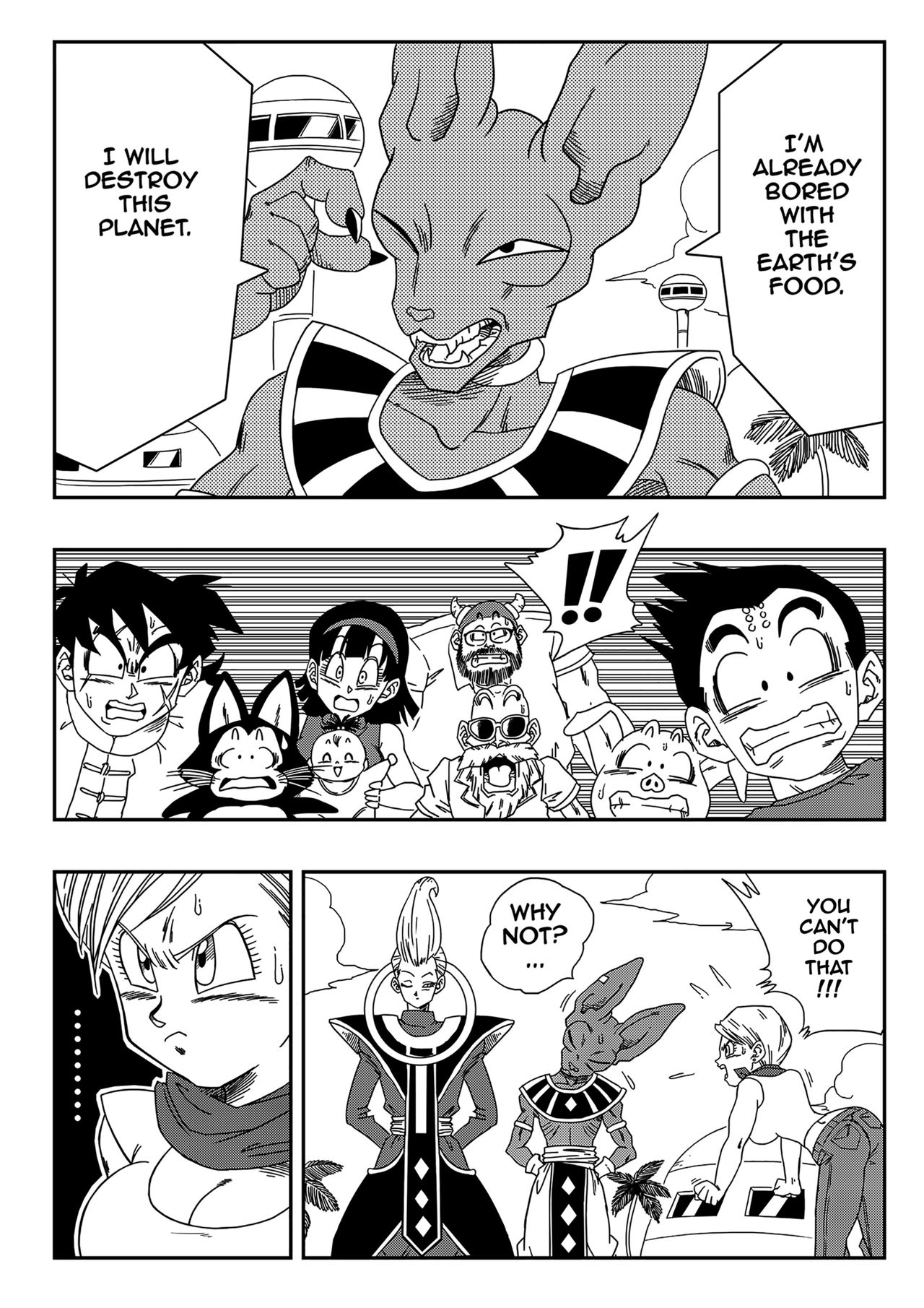 Bulma Saves the Earth! - Beerus Learns Something Better Than Food? page 3 full
