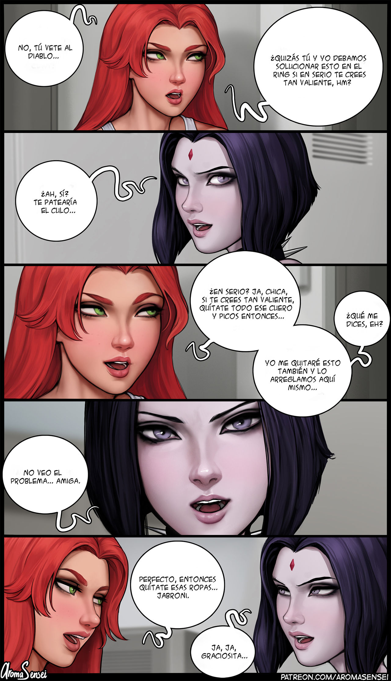 Teen Titans - Titans of the Locker Room!  - Ongoing page 3 full