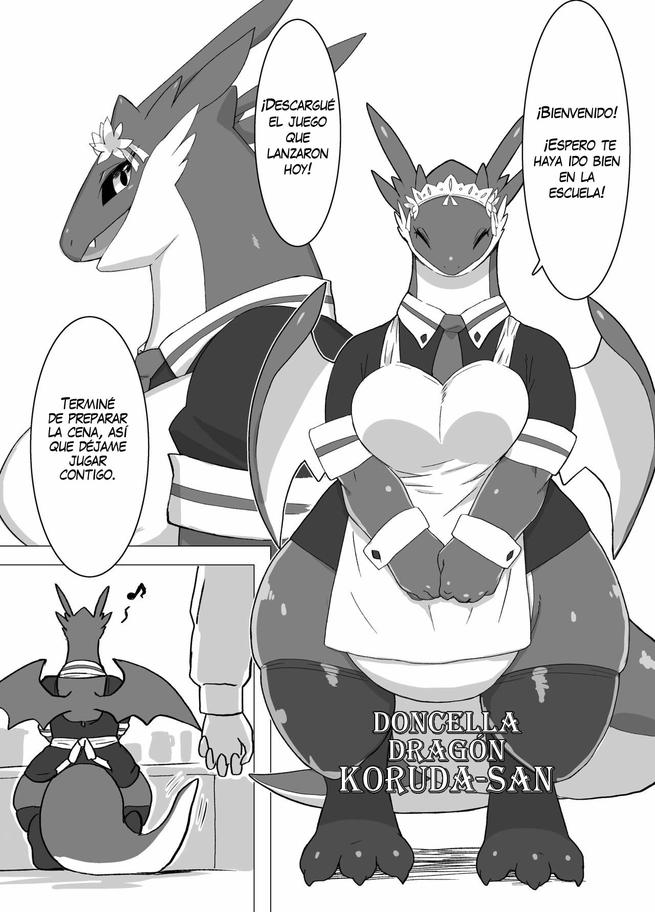 THE LUSTY DRAGON MAID/ La Lujuriosa Doncella Dragon page 2 full