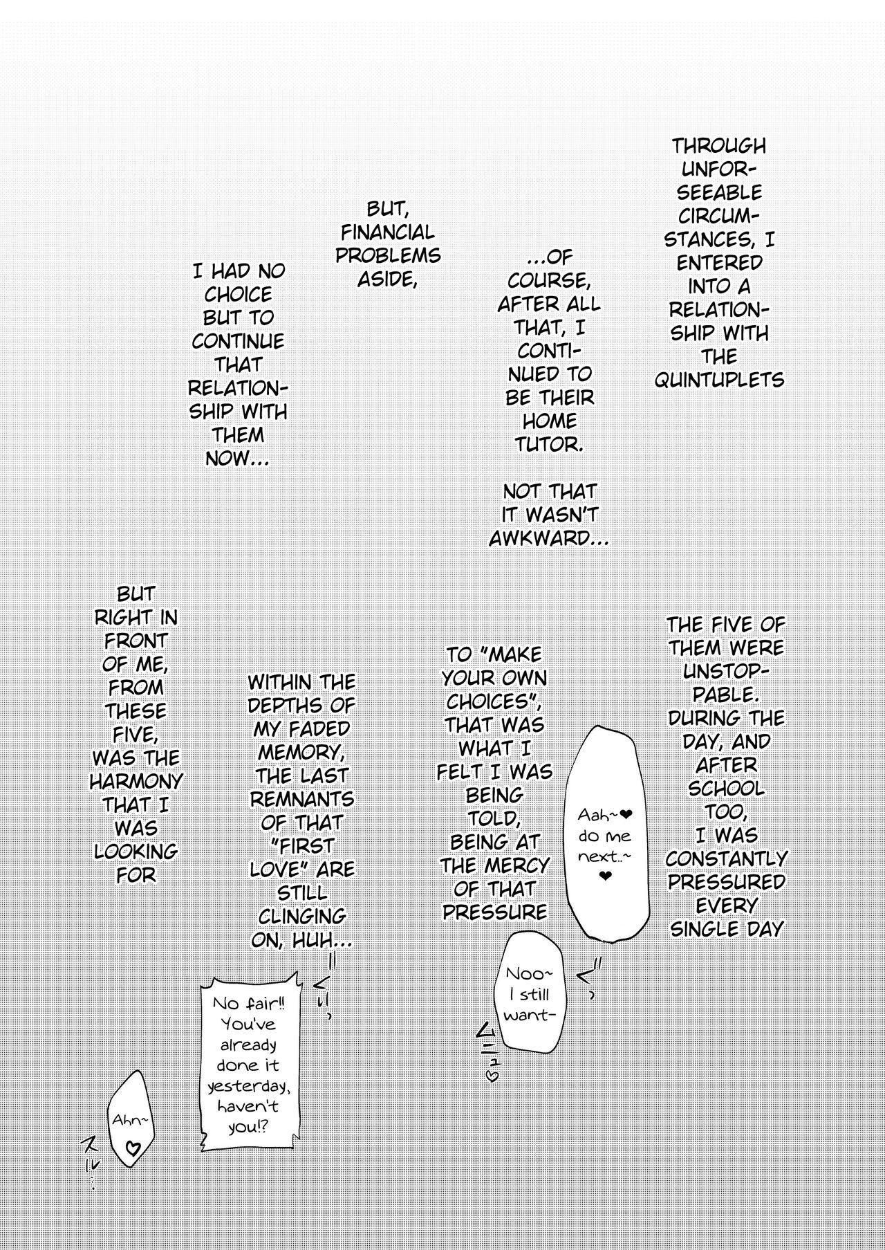 Gobun no Go -after- -Nakano-ke Itsutsugo Harem END- | Five Fifths -after- -Nakano Quintuplets' Harem END- page 2 full