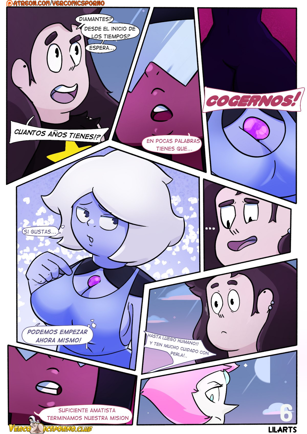 - Greg Universe y las gemas de la lujuria -  -  -  - Complete page 7 full