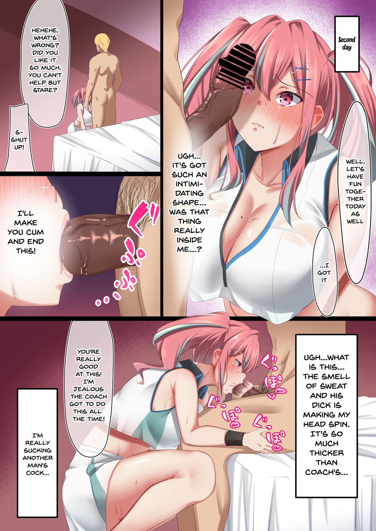 Bakunyuu Gyaru no Ore no Kanojo ga Teniser no Yarichin Otoko ni Netorareta Hanashi | My Big Breasted Girlfriend Got Fucked By A Womanizer From The Tennis Club page 9 full