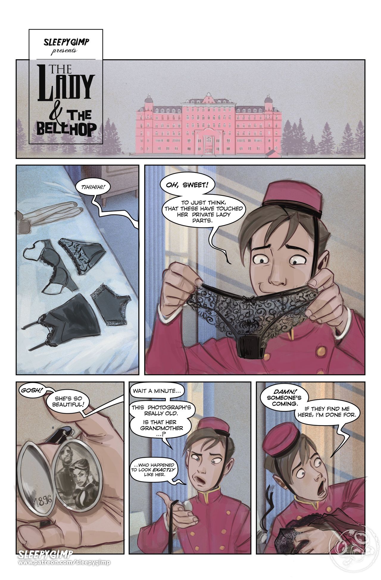 The Lady &amp; The Bellhop  - 1.1 - english page 1 full