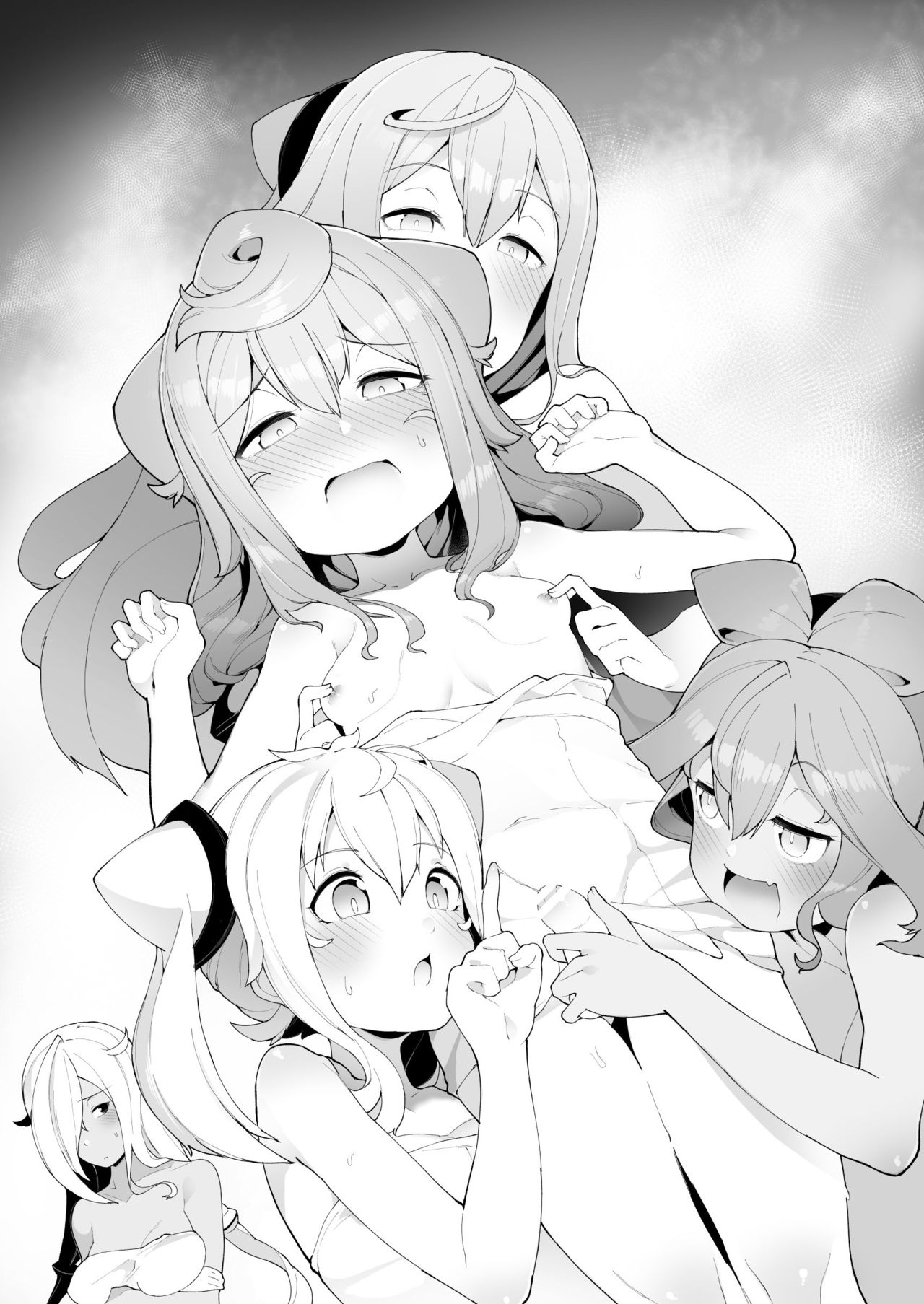 Onsen de 3-gou-kun ga Onee-san-tachi to Seiteki ni Hakadorimakuru Hon page 3 full