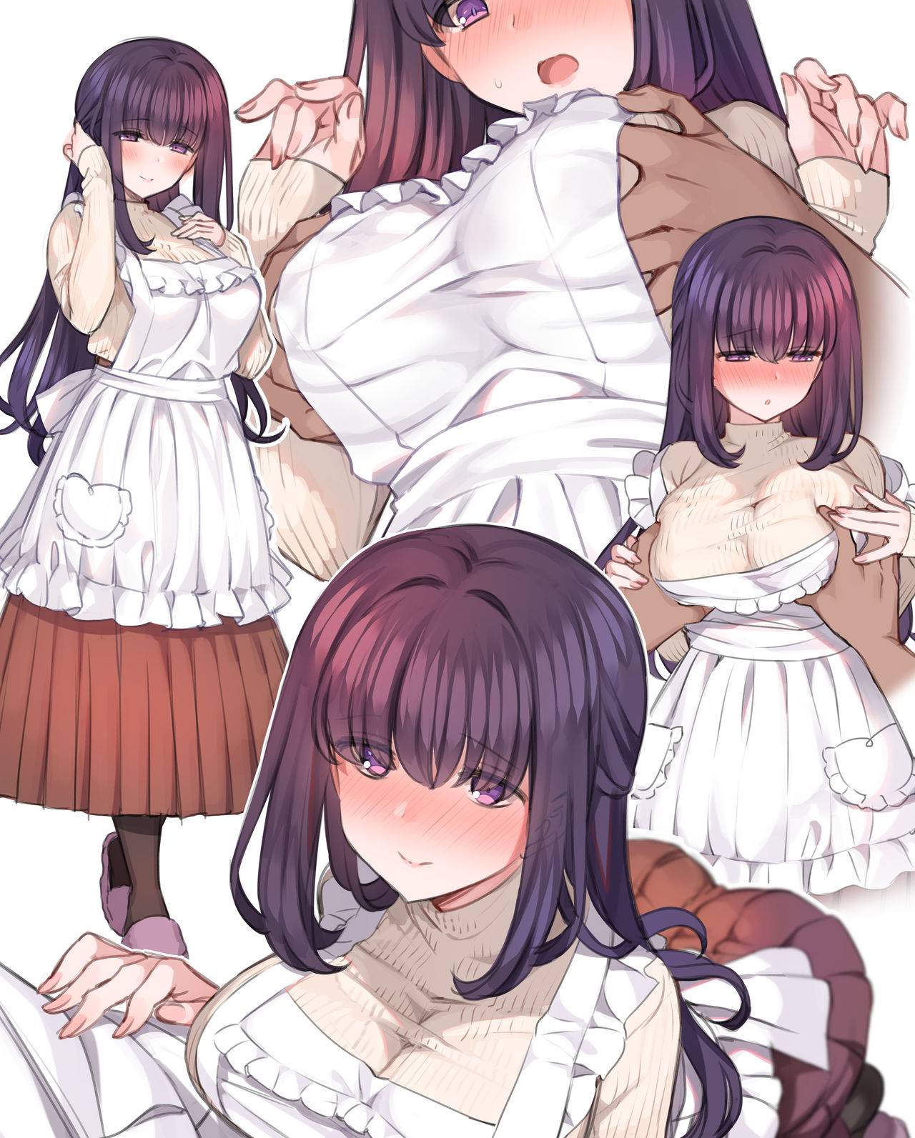Tsukarete Kaettara Oppai o Sukinisasetekureru Risō no Onee-chan Tekina Kanojo page 6 full